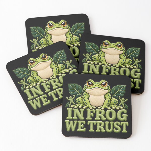 Item preview, IN FROG WE TRUST Resistance Protest Art designed and sold by ArtDesignTp.