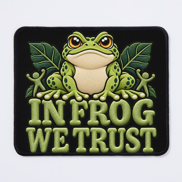 Item preview, IN FROG WE TRUST Resistance Protest Art designed and sold by ArtDesignTp.