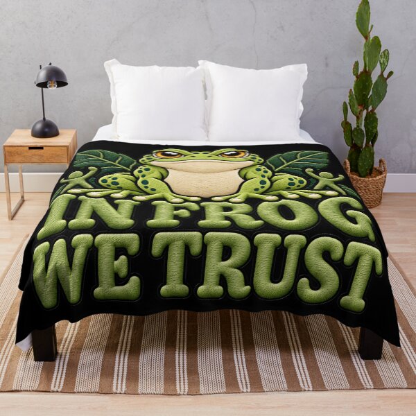 Item preview, IN FROG WE TRUST Resistance Protest Art designed and sold by ArtDesignTp.