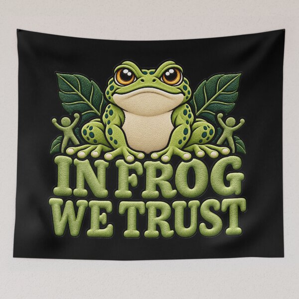 Item preview, IN FROG WE TRUST Resistance Protest Art designed and sold by ArtDesignTp.