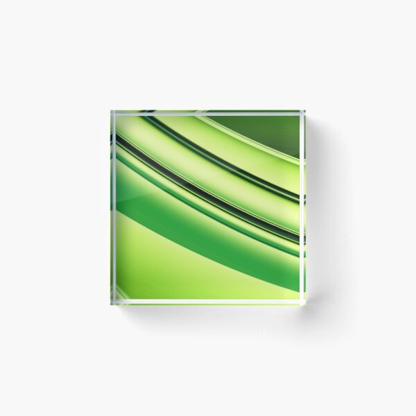 Item preview, Neon Lime Green Abstract Curved Wave Gradient designed and sold by benjamnherbrt.