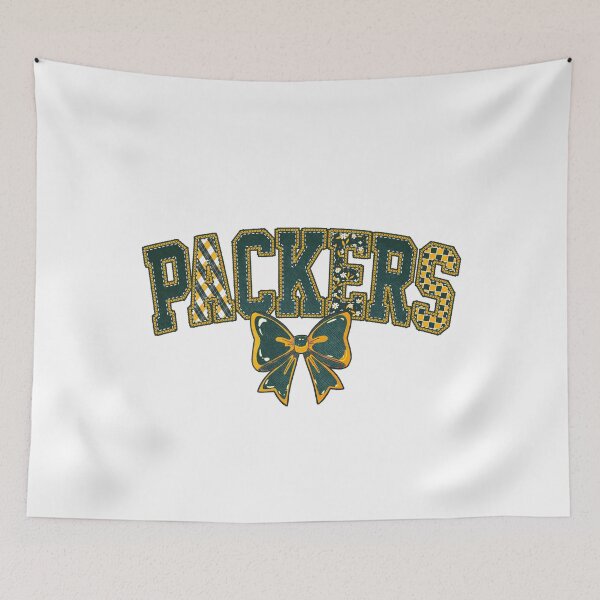 Item preview, Packers Coquette Bow Denim-effect designed and sold by Floral Vintage.