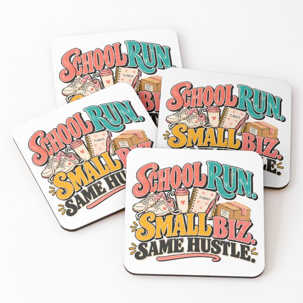Item preview, School Run, Small Biz, Same Hustle – Small Business Mom designed and sold by HH Design House.