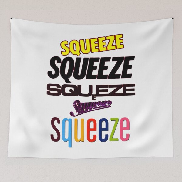 Item preview, Album Fan Squeeze Logo Vintage Tour Band Music designed and sold by circliqueart.