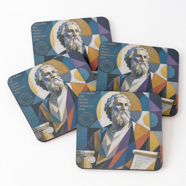 Item preview, Ancient Greek Philosopher Plato Painting - Timeless Wisdom designed and sold by GalleryKauffeld.