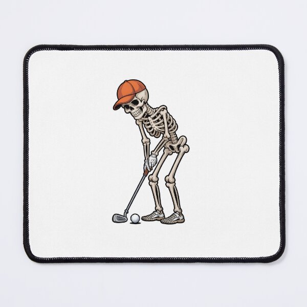 Item preview, Funny Skeleton Golf Player Cartoon Design designed and sold by limanol.