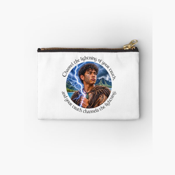Item preview, Polynesian Leadership Proverb - Channel the lightning of your truth | Pacific Art designed and sold by ShakaLife.org.