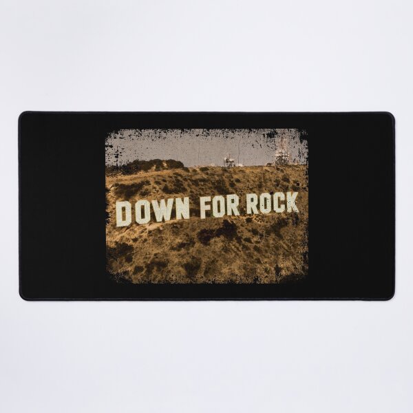 Item preview, Down for Rock - Vintage Hillside Sign designed and sold by Nacho Average Designs.
