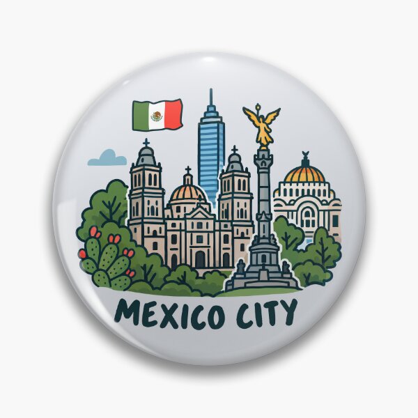 Item preview, Mexico City Cute City designed and sold by HowToCanadian.
