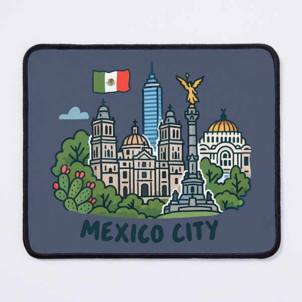 Item preview, Mexico City Cute City designed and sold by HowToCanadian.