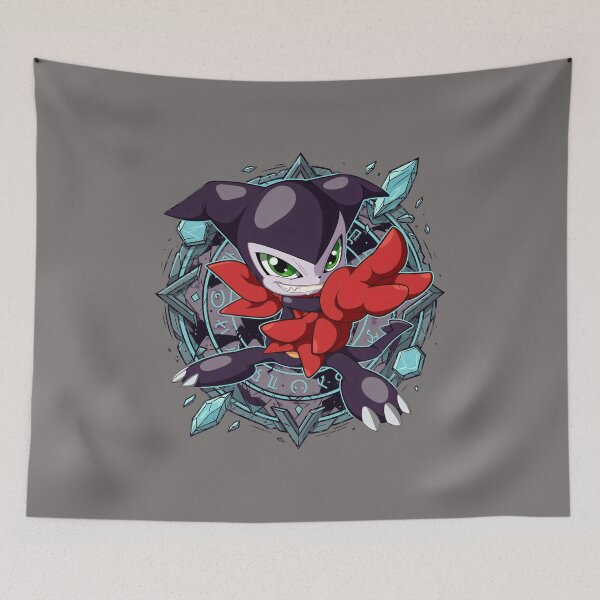 Aperçu de l'œuvre T-shirt Chibi Impmon Style Monstre Créature Numérique - 75 créée et vendue par BorisDewald.