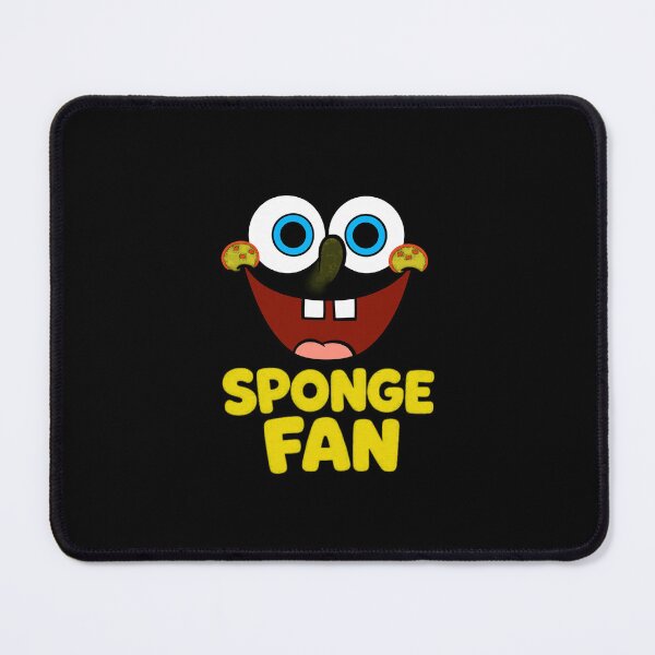 Item preview, Sponge Fan Happy Cartoon Face designed and sold by RatRunnere.