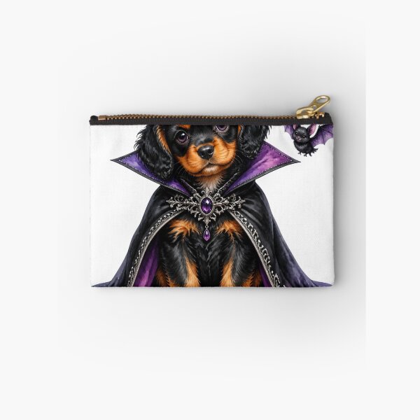Item preview, Cute Halloween Vampire Puppy With Cape designed and sold by takeng07.