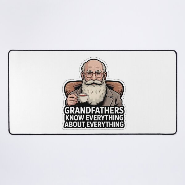Item preview, Wise Grandfather with Tea designed and sold by NiftyWrx.