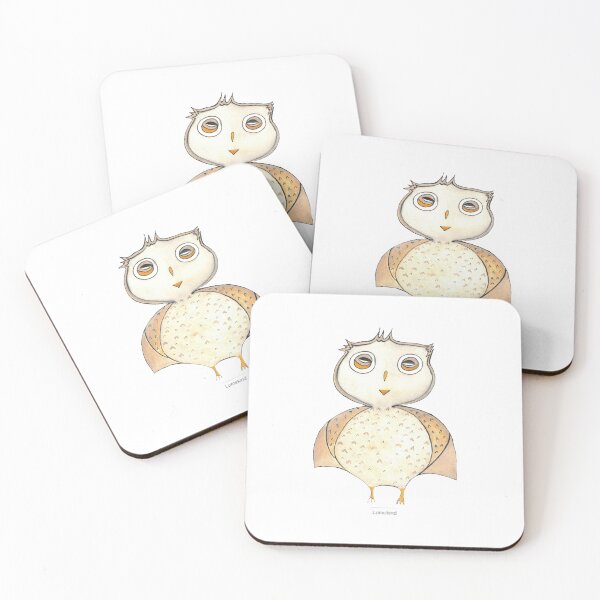 Item preview, Drowsy Little Owl - Sleepy Nursery Watercolor Wall Art designed and sold by lumekind.