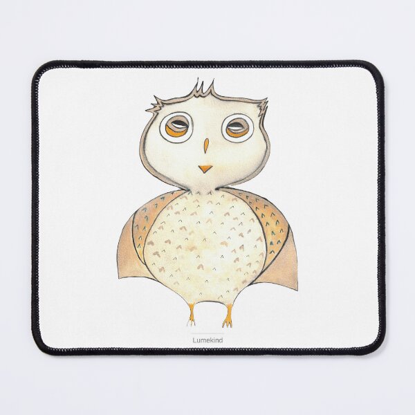 Item preview, Drowsy Little Owl - Sleepy Nursery Watercolor Wall Art designed and sold by lumekind.