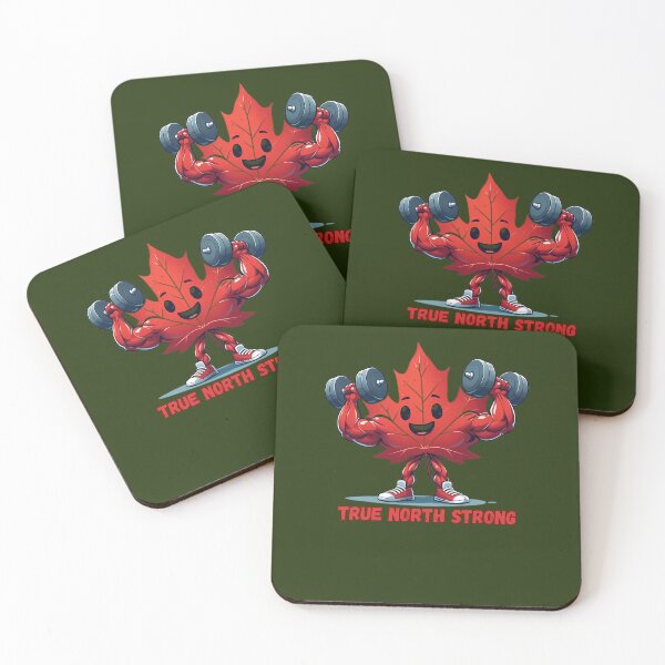 Item preview, Weightlifting Canadian Maple Leaf True North Strong 362 designed and sold by MCCreative22.