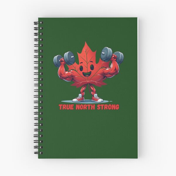 Item preview, Weightlifting Canadian Maple Leaf True North Strong 362 designed and sold by MCCreative22.