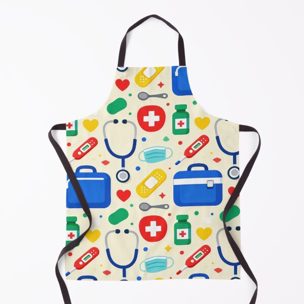 Item preview, Healthcare First Aid Kit Stethoscope Medicine Seamless Pattern designed and sold by Mimoshi ⭐⭐⭐⭐⭐.