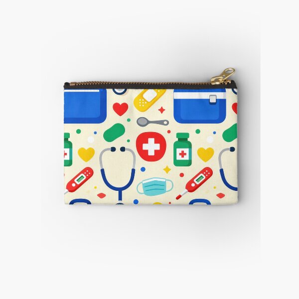 Item preview, Healthcare First Aid Kit Stethoscope Medicine Seamless Pattern designed and sold by Mimoshi ⭐⭐⭐⭐⭐.