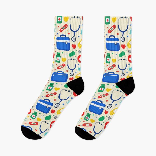 Item preview, Healthcare First Aid Kit Stethoscope Medicine Seamless Pattern designed and sold by Mimoshi ⭐⭐⭐⭐⭐.