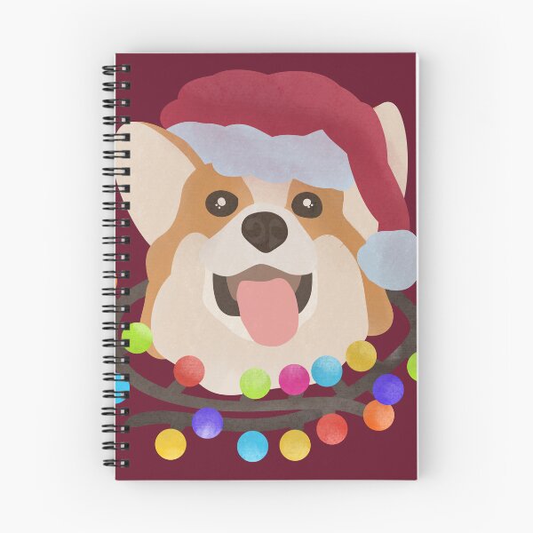 Artikelvorschau, Weihnachtsillustration mit Corgi entworfen und verkauft von FandomizedRose.