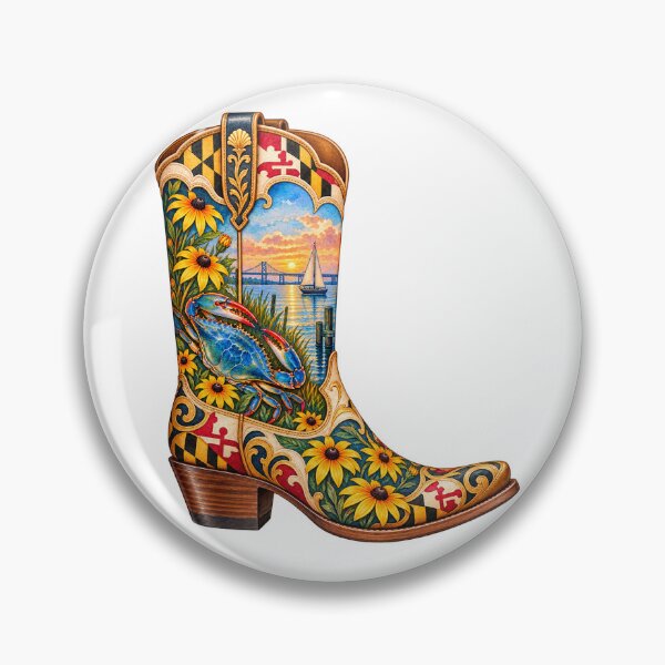 Artikelvorschau, Maryland Cowboy Boot entworfen und verkauft von Whimspired By Paxx.
