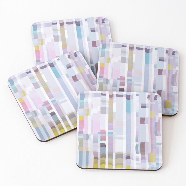 Item preview, Contemporary Digital Plaid Design In Pastel Tones designed and sold by Jenny Meehan Art Prints and Patterns  .