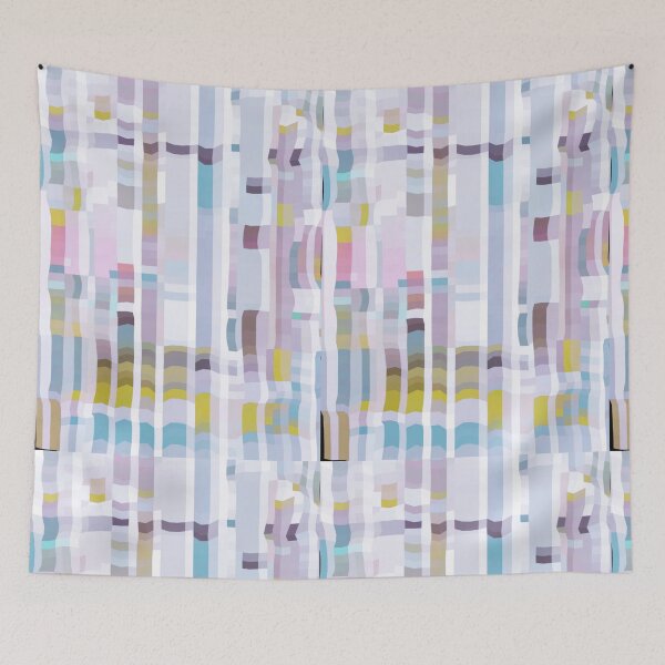 Item preview, Contemporary Digital Plaid Design In Pastel Tones designed and sold by Jenny Meehan Art Prints and Patterns  .