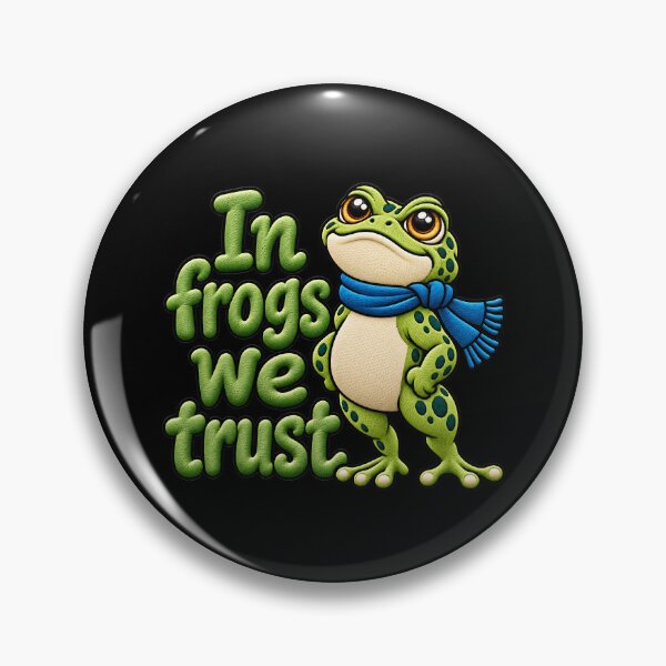 Item preview, Bold Frog Protest IN FROG WE TRUST Art designed and sold by ArtDesignTp.