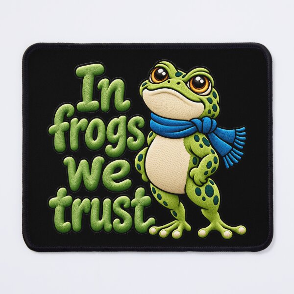 Item preview, Bold Frog Protest IN FROG WE TRUST Art designed and sold by ArtDesignTp.