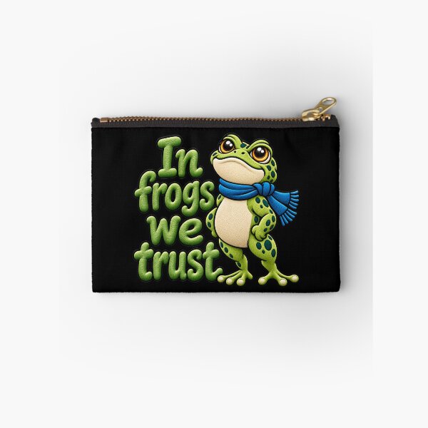 Item preview, Bold Frog Protest IN FROG WE TRUST Art designed and sold by ArtDesignTp.
