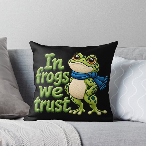 Item preview, Bold Frog Protest IN FROG WE TRUST Art designed and sold by ArtDesignTp.