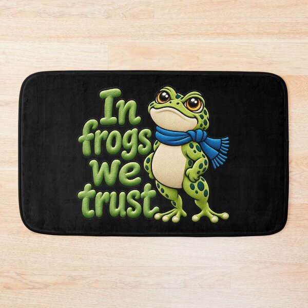 Item preview, Bold Frog Protest IN FROG WE TRUST Art designed and sold by ArtDesignTp.