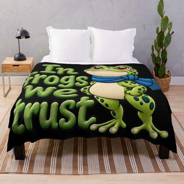 Item preview, Bold Frog Protest IN FROG WE TRUST Art designed and sold by ArtDesignTp.