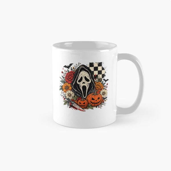 Item preview, Ghostface Pumpkin Floral designed and sold by Altenpendinton.