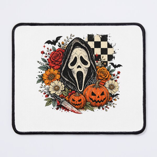 Item preview, Ghostface Pumpkin Floral designed and sold by Altenpendinton.
