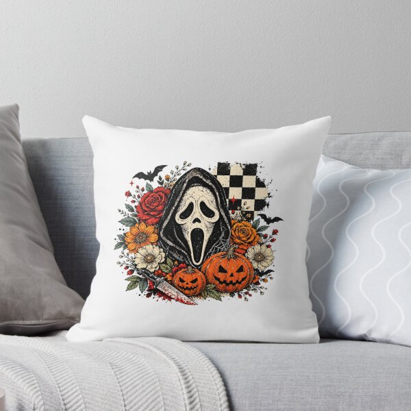 Item preview, Ghostface Pumpkin Floral designed and sold by Altenpendinton.