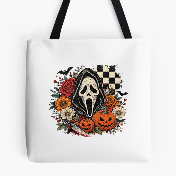 Item preview, Ghostface Pumpkin Floral designed and sold by Altenpendinton.