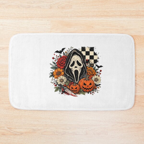 Item preview, Ghostface Pumpkin Floral designed and sold by Altenpendinton.
