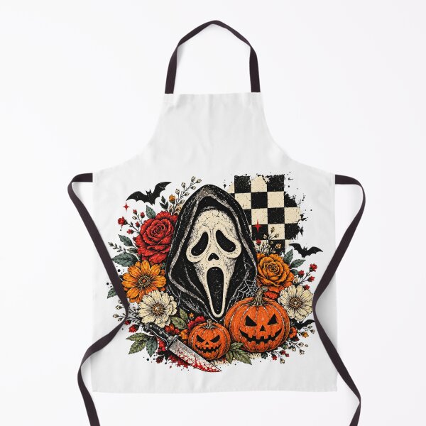 Item preview, Ghostface Pumpkin Floral designed and sold by Altenpendinton.