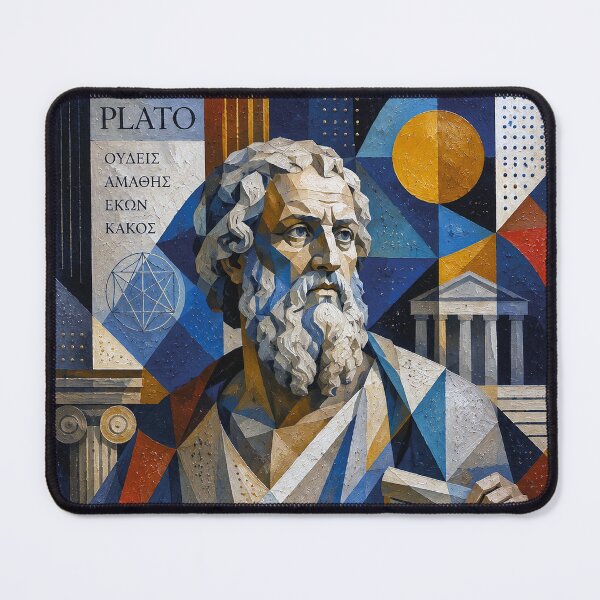 Item preview, Ancient Greek Philosopher Plato Painting - Timeless Wisdom designed and sold by GalleryKauffeld.