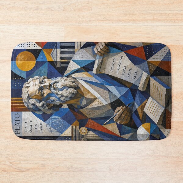 Item preview, Ancient Greek Philosopher Plato Painting - Timeless Wisdom designed and sold by GalleryKauffeld.