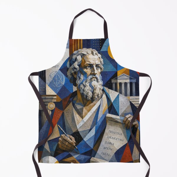 Item preview, Ancient Greek Philosopher Plato Painting - Timeless Wisdom designed and sold by GalleryKauffeld.
