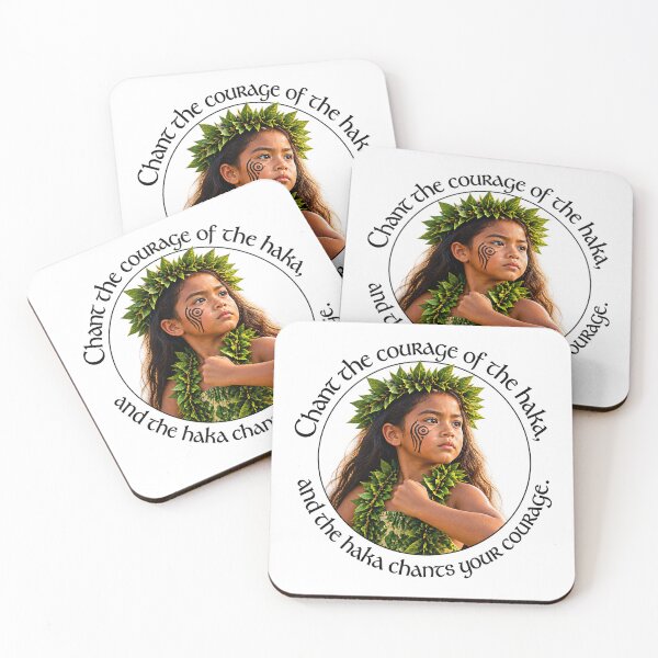 Item preview, Maori Fierceness Proverb - Chant the courage of the haka | Pacific Art designed and sold by ShakaLife.org.
