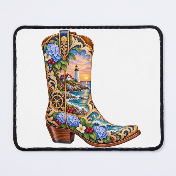 Item preview, Massachusetts Cowboy Boot designed and sold by Whimspired By Paxx.