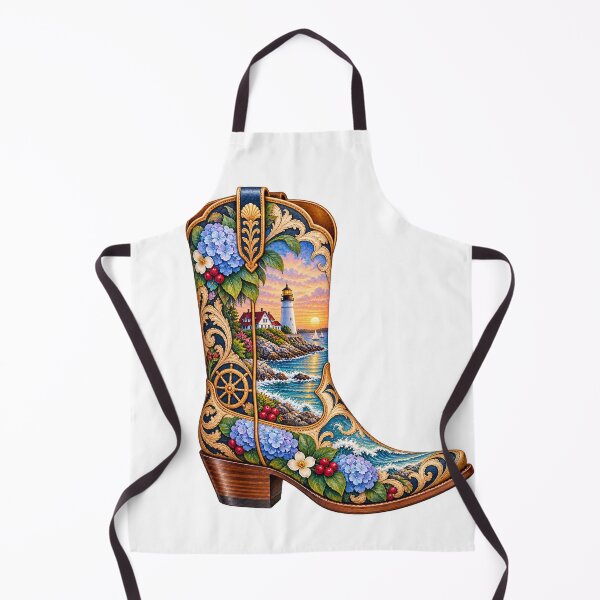 Artikelvorschau, Massachusetts Cowboy Boot entworfen und verkauft von Whimspired By Paxx.