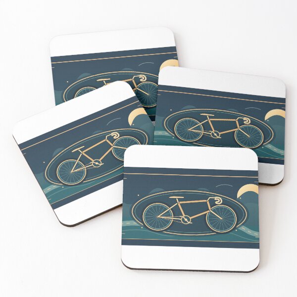 Item preview, Road Bicycle on a Mountain Switchback designed and sold by -Inkspire Studio-.