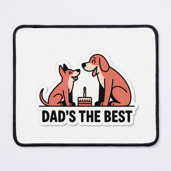 Item preview, Dad's the Best Birthday Dog Vibe designed and sold by NiftyWrx.
