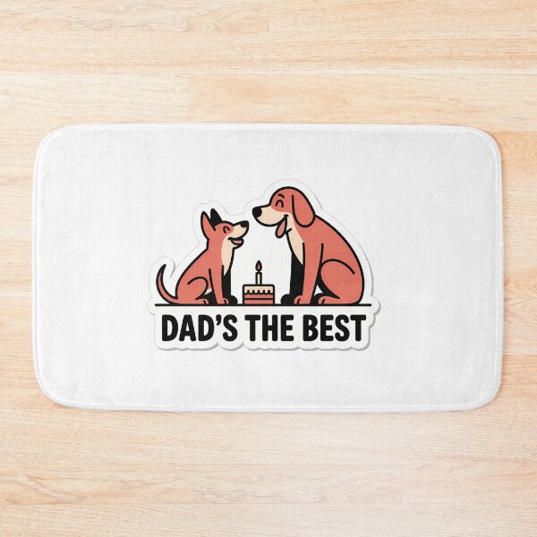 Item preview, Dad's the Best Birthday Dog Vibe designed and sold by NiftyWrx.